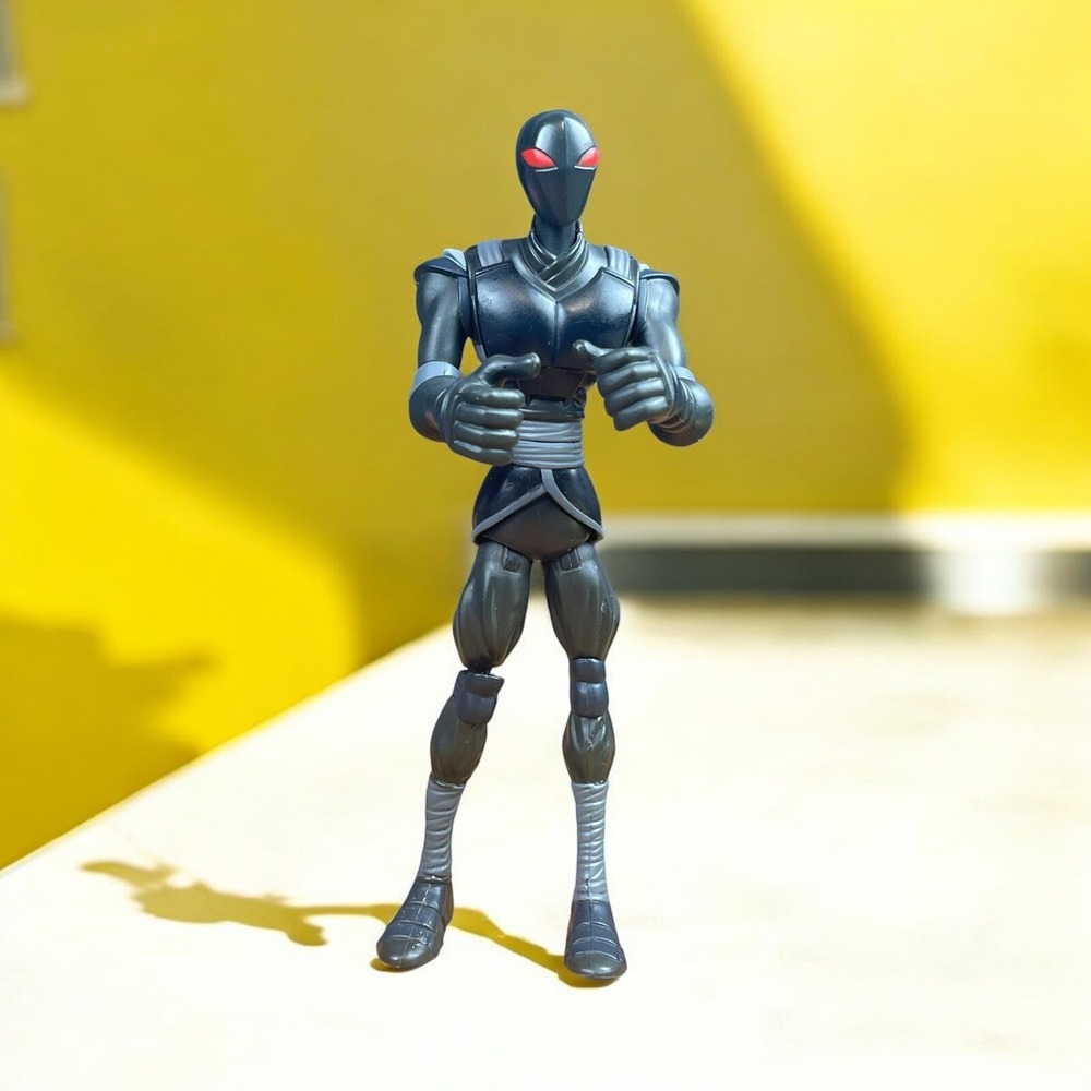 2006 Mirage Studios Playmates‎ Toys A7087 6.5" Black Ninja with Red Eyes TMNT